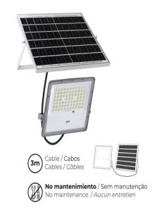Foco Proyector Led Solar 200W. 1500Lm. 6.500K 2