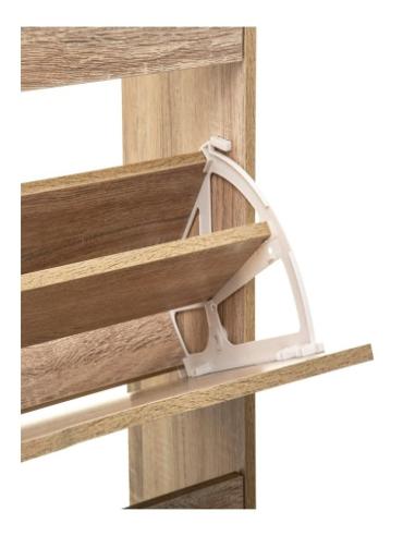 Zapatero de Madera 115x60x24cm. Color Natural