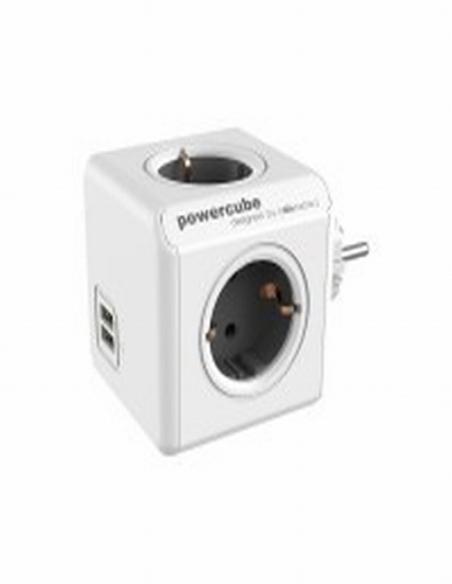 Powercube USB 4 Tomas de Corriente + 2 Usb 1202 Powercube USB 4 Tomas de Corriente + 2 Usb 1202