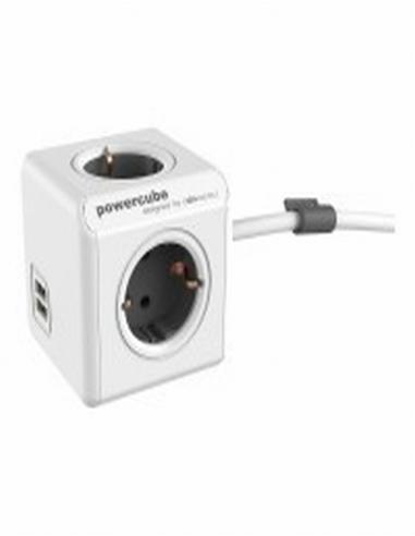 Powercube Extended +USB 4 Tomas Corriente + 2 Usb