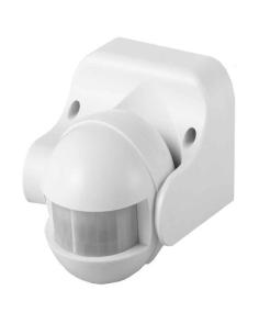 Detector Mov.con Reg.Noche/Día 180º IP44 Blanco