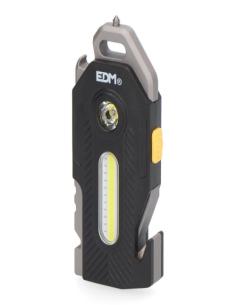 Linterna Seguridad 6 en 1 7w+2,5w 400Lm.2Led 300mA