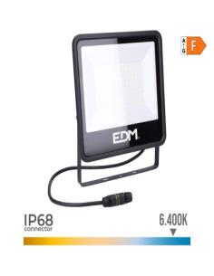 Foco Led 100w.8200Lm.6400k Luz Fría 24,6x22,8x2,9c