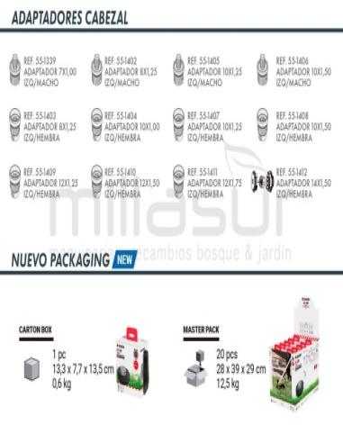 Cabezal TAP-N-GO Carga Rápida EL130 Sin Adaptador