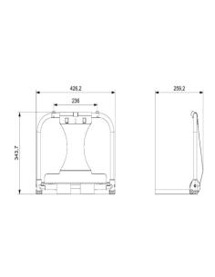 Portabobinas Muyral de Pared Jofel 2
